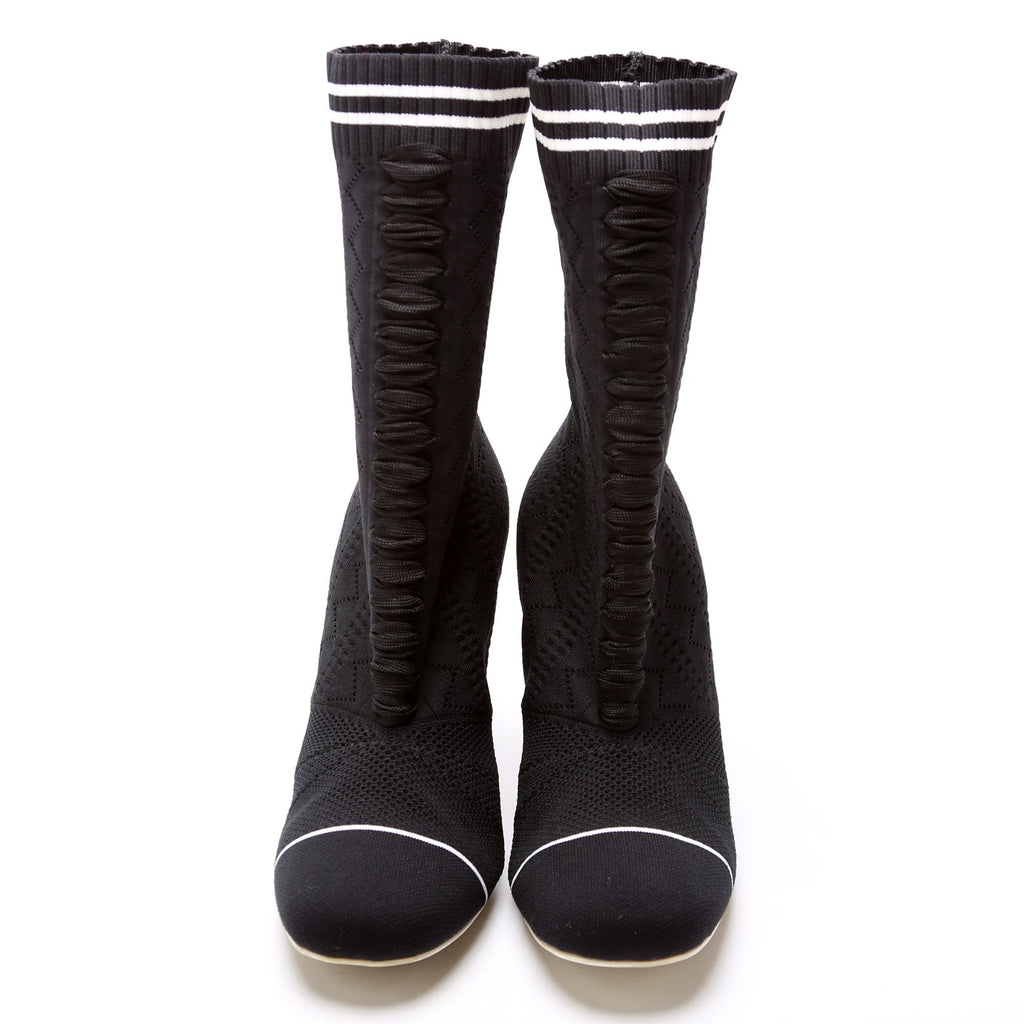 Fendi Rockoko Sock Booties Size 40