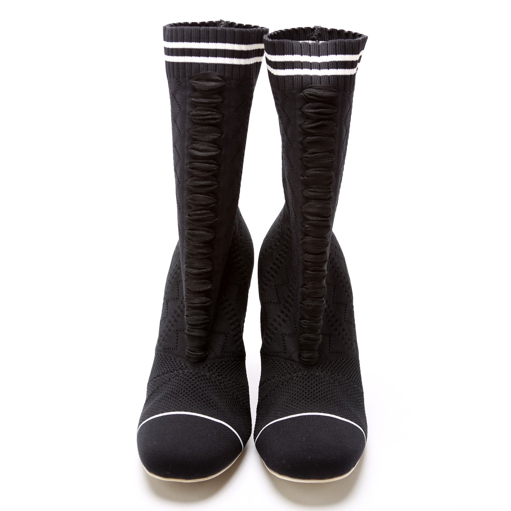 Fendi Rockoko Sock Booties Size 40