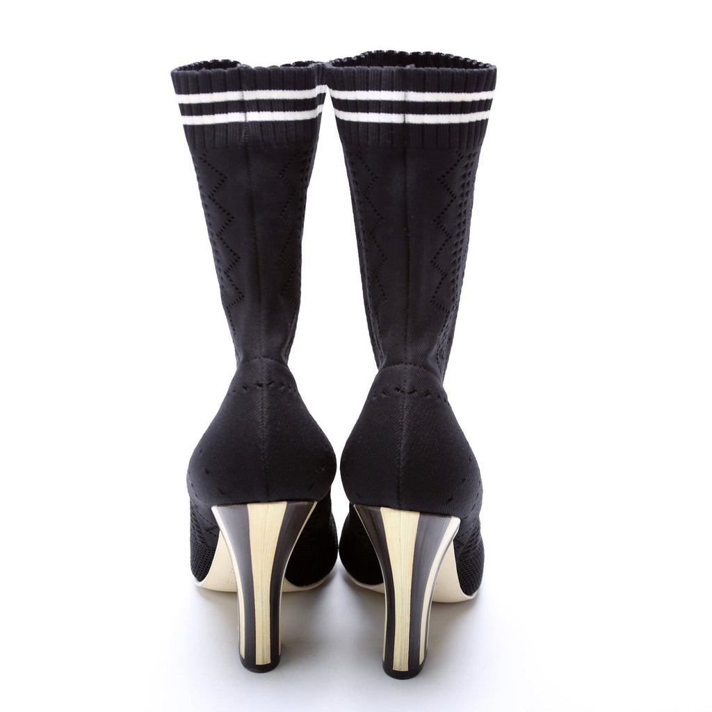 Fendi Rockoko Sock Booties Size 40
