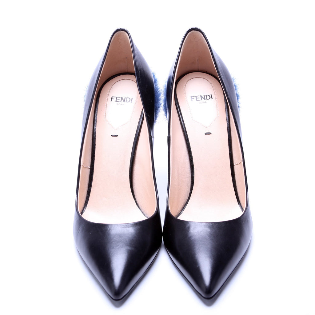 Fendi Leather Pointed Toe Pumps Size 38