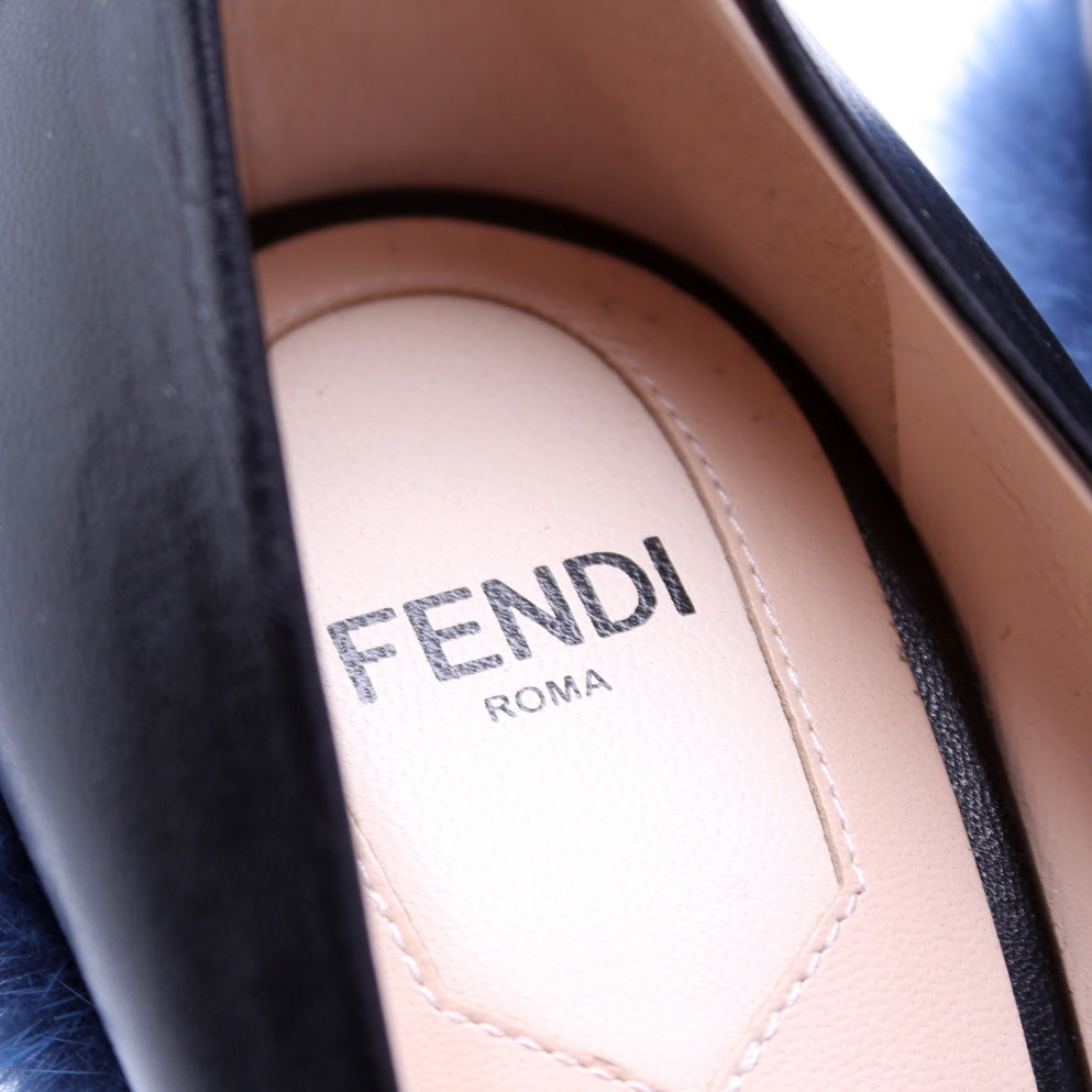 Fendi Leather Pointed Toe Pumps Size 38