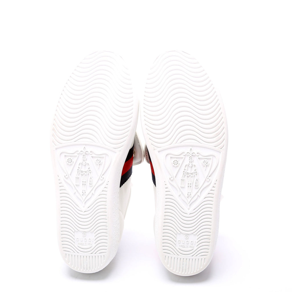 Gucci Ace Web Blind for Love Sneakers Size 37