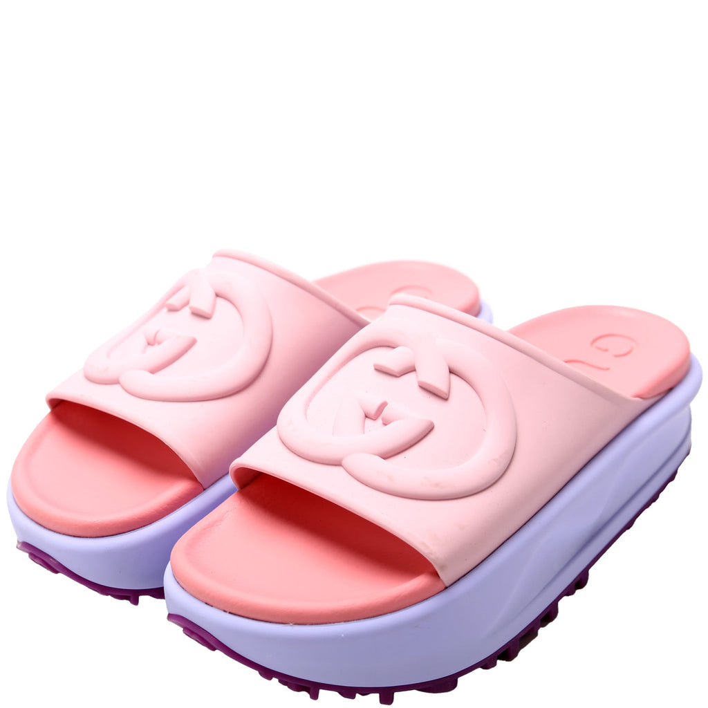 Gucci GG Rubber Slides Size 36