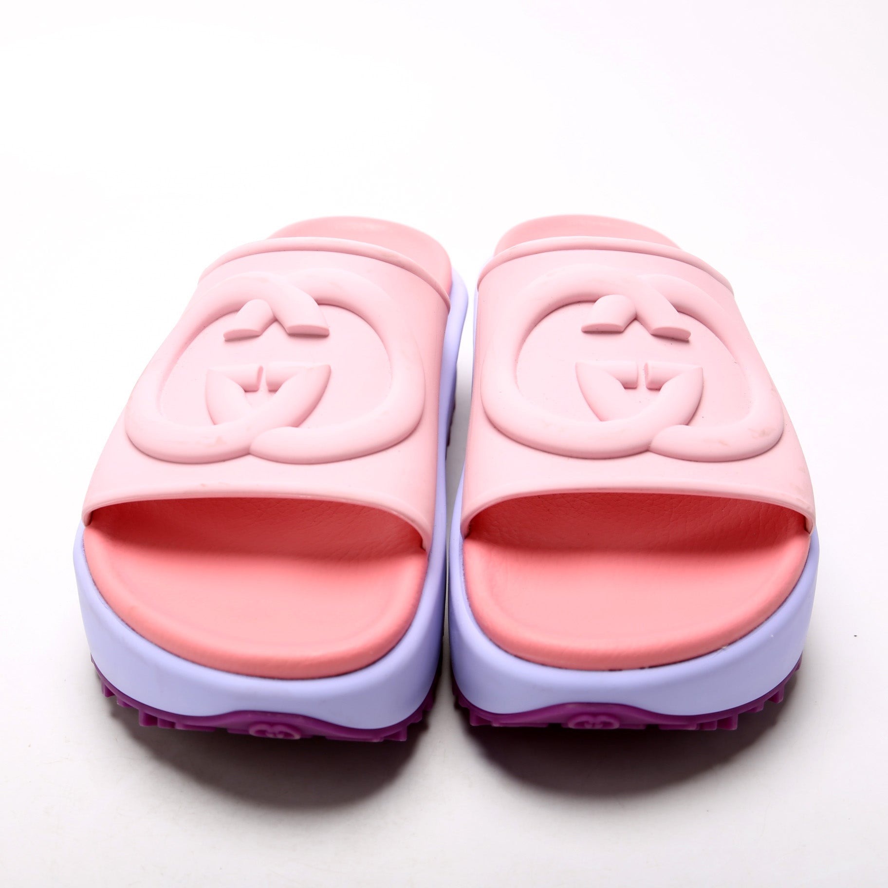 Gucci GG Rubber Slides Size 36