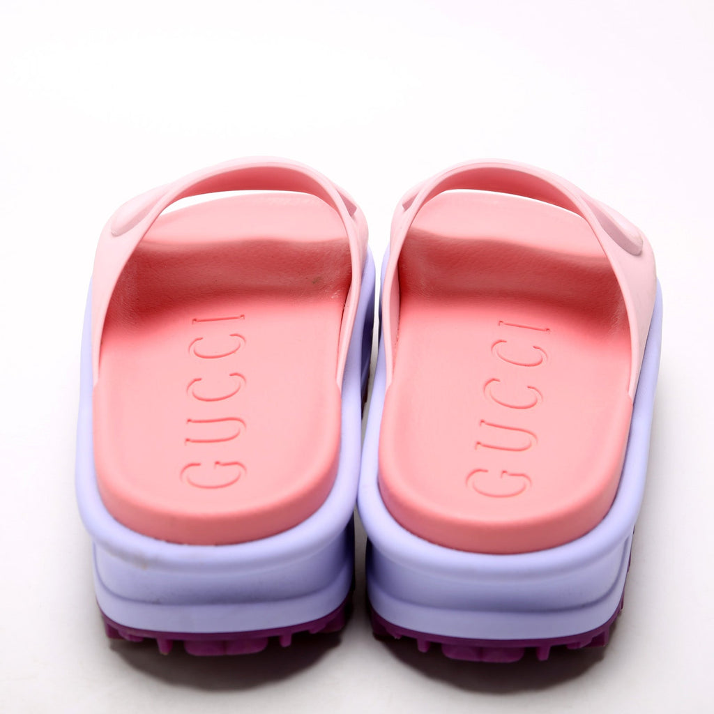 Gucci GG Rubber Slides Size 36