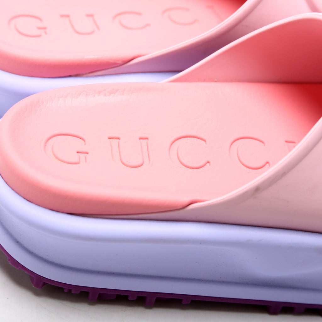 Gucci GG Rubber Slides Size 36