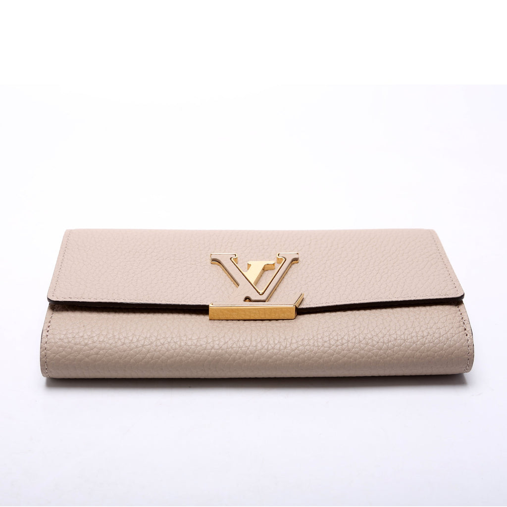 Capucines Wallet Large Plain
