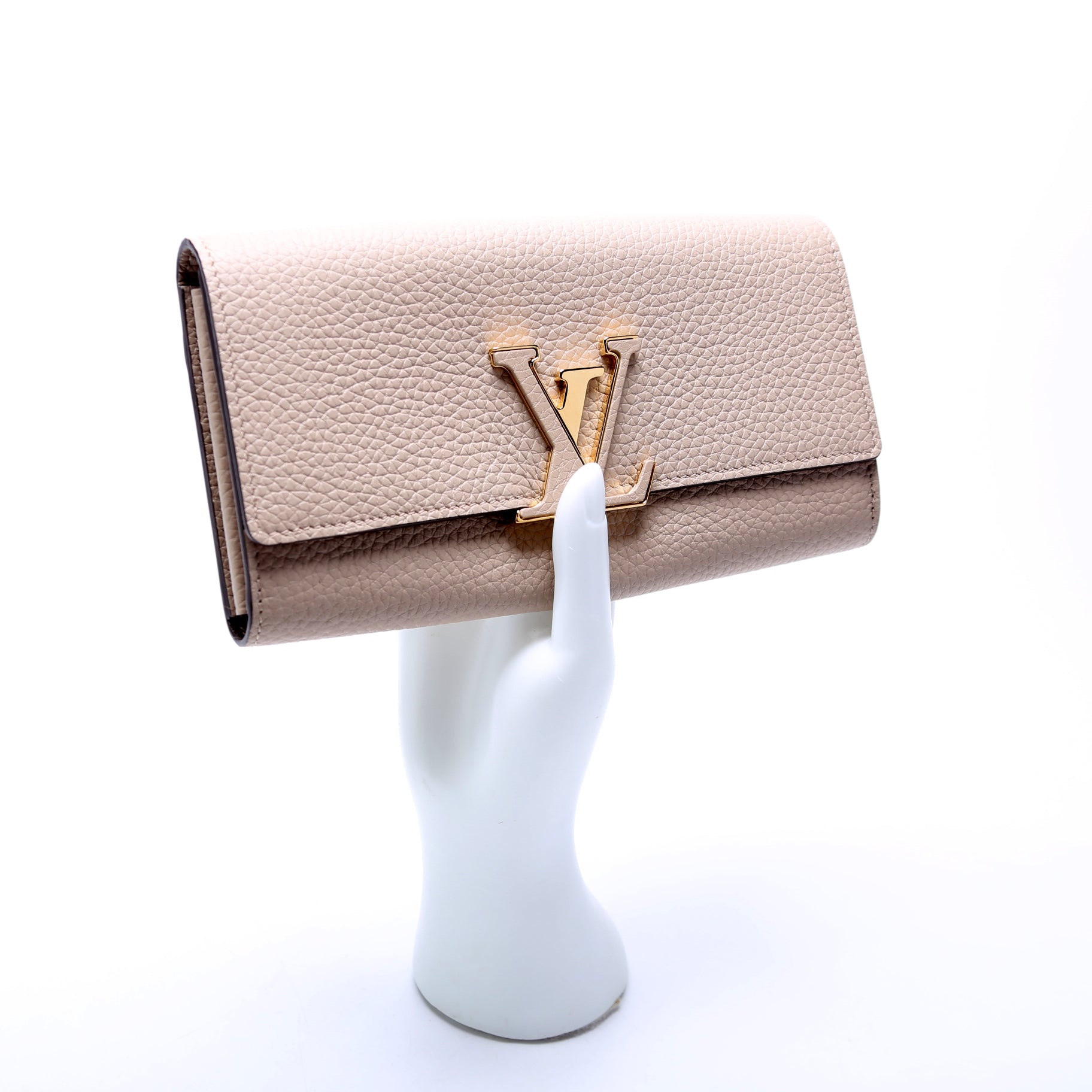 Capucines Wallet Large Plain