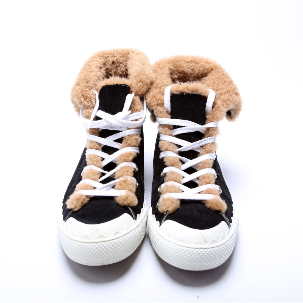 Shearling Sneakers Size 40