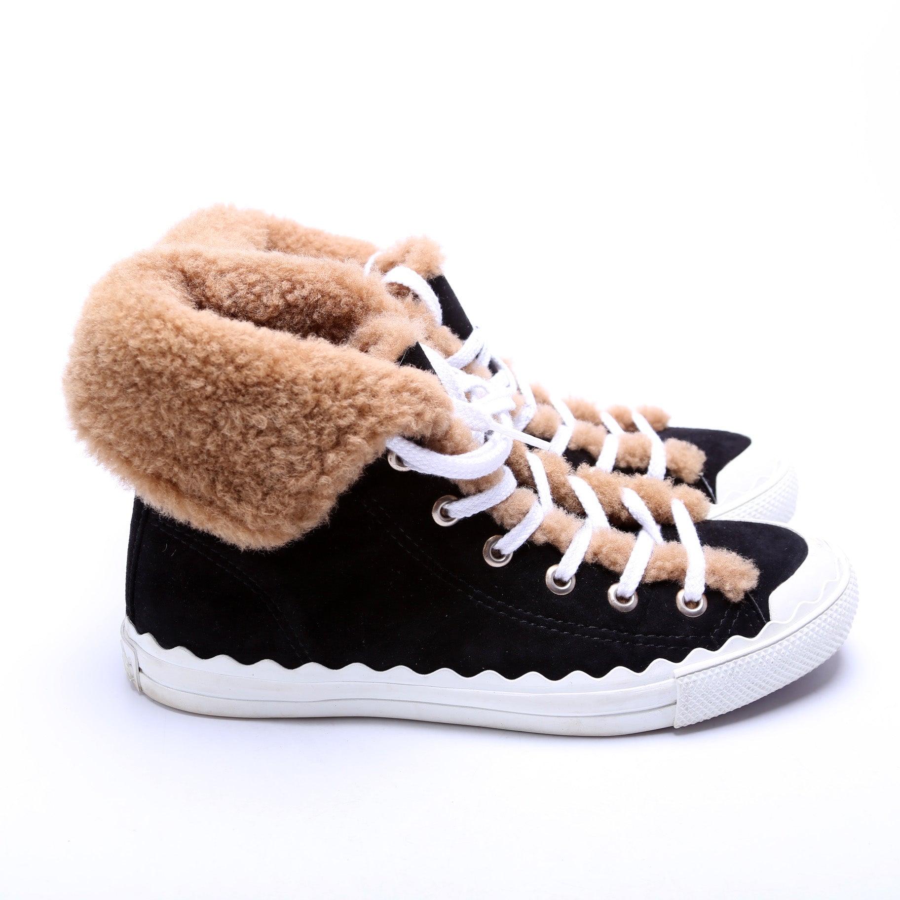 Shearling Sneakers Size 40