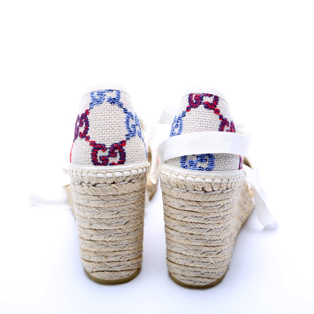GG Canvas Espadrilles Size 38.5