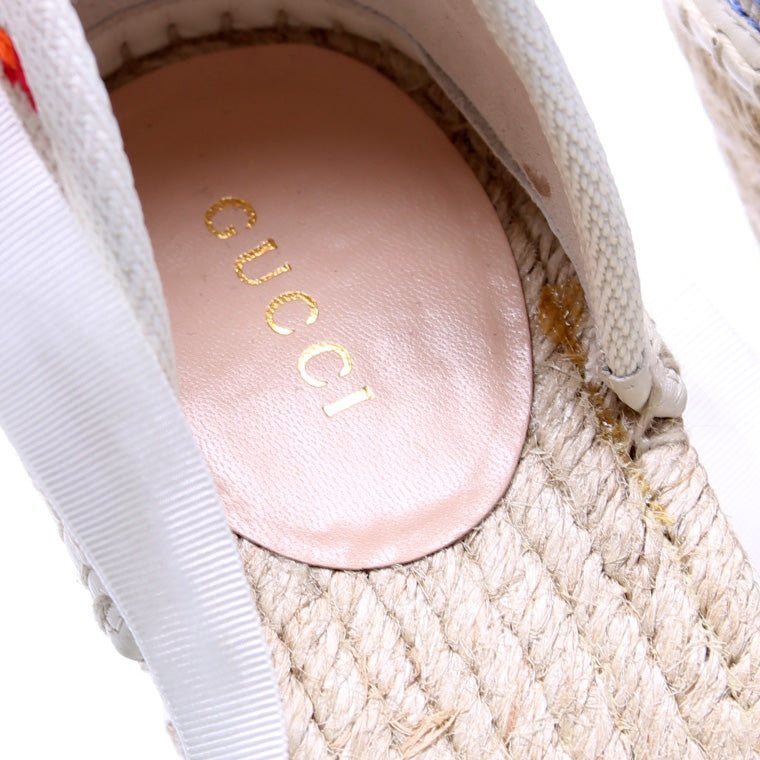 GG Canvas Espadrilles Size 38.5