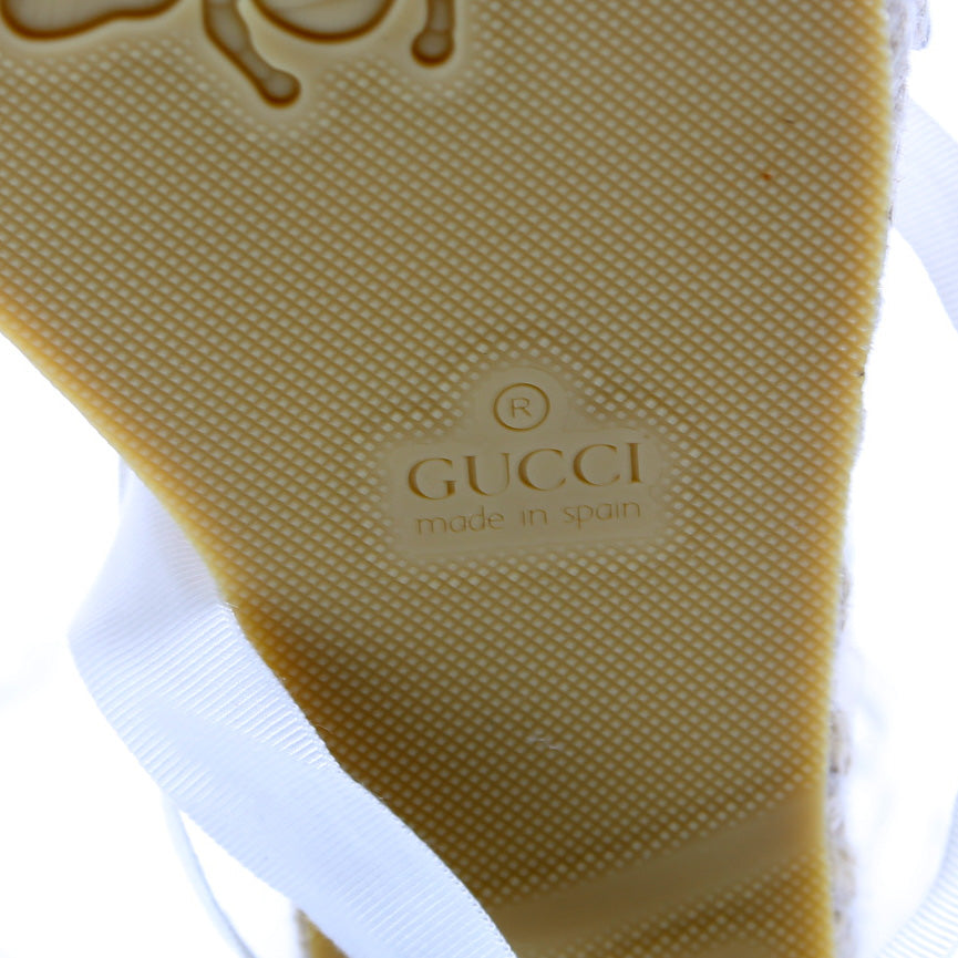 GG Canvas Espadrilles Size 38.5