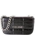 Monochrome Matelasse Shoulder Bag