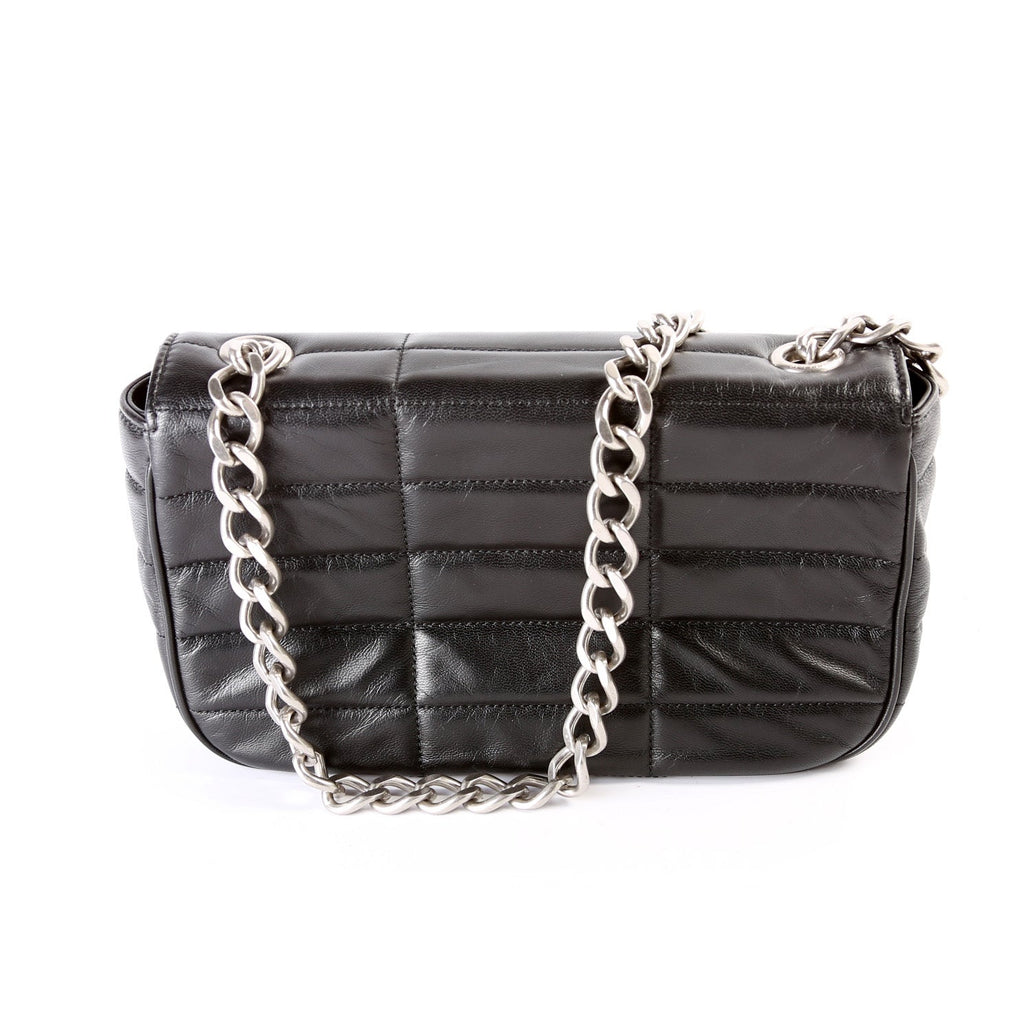 Monochrome Matelasse Shoulder Bag
