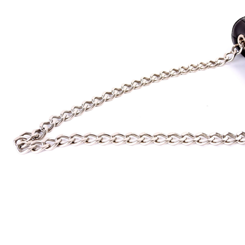 Monochrome Matelasse Shoulder Bag