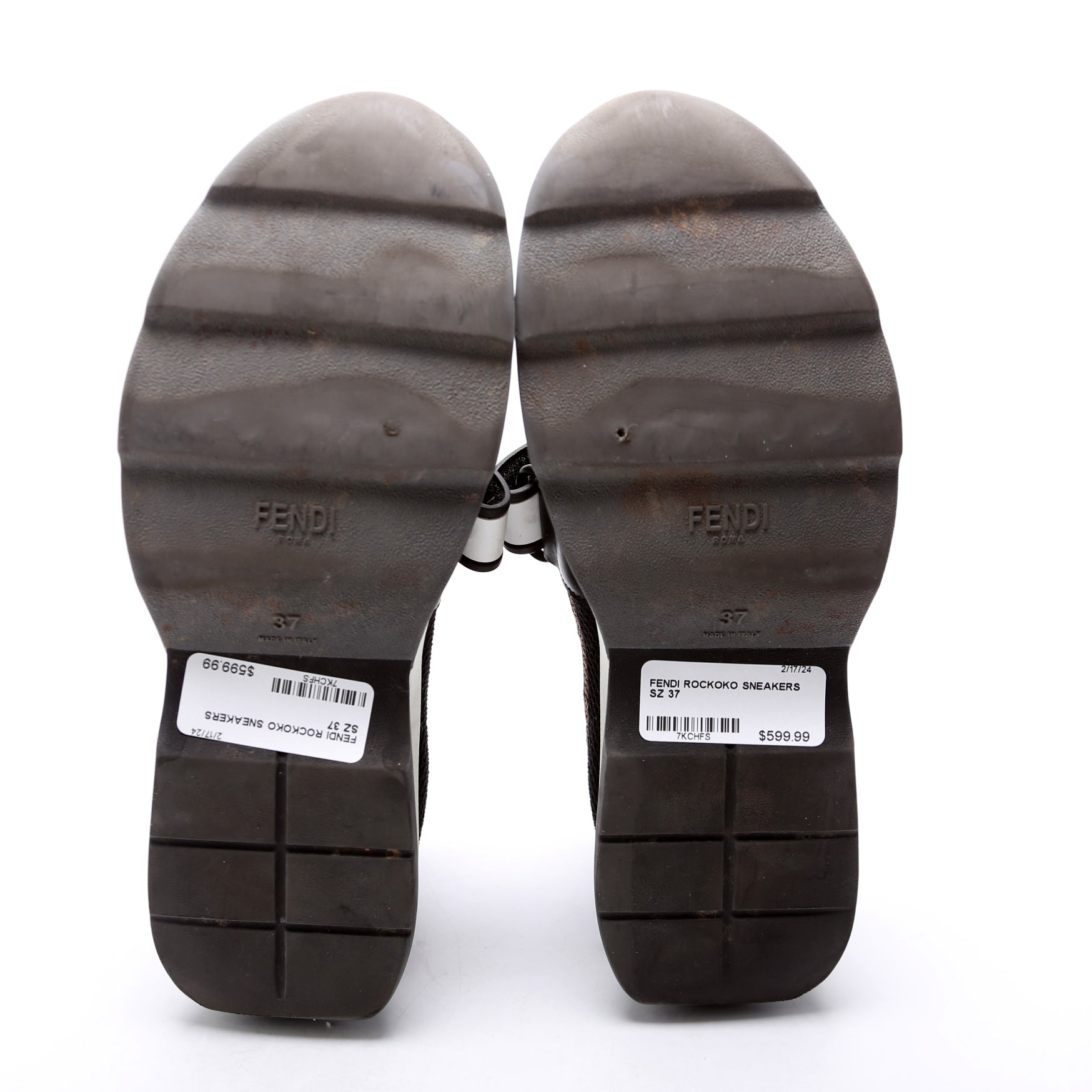 Fendi Rockoko Sneakers Size 37