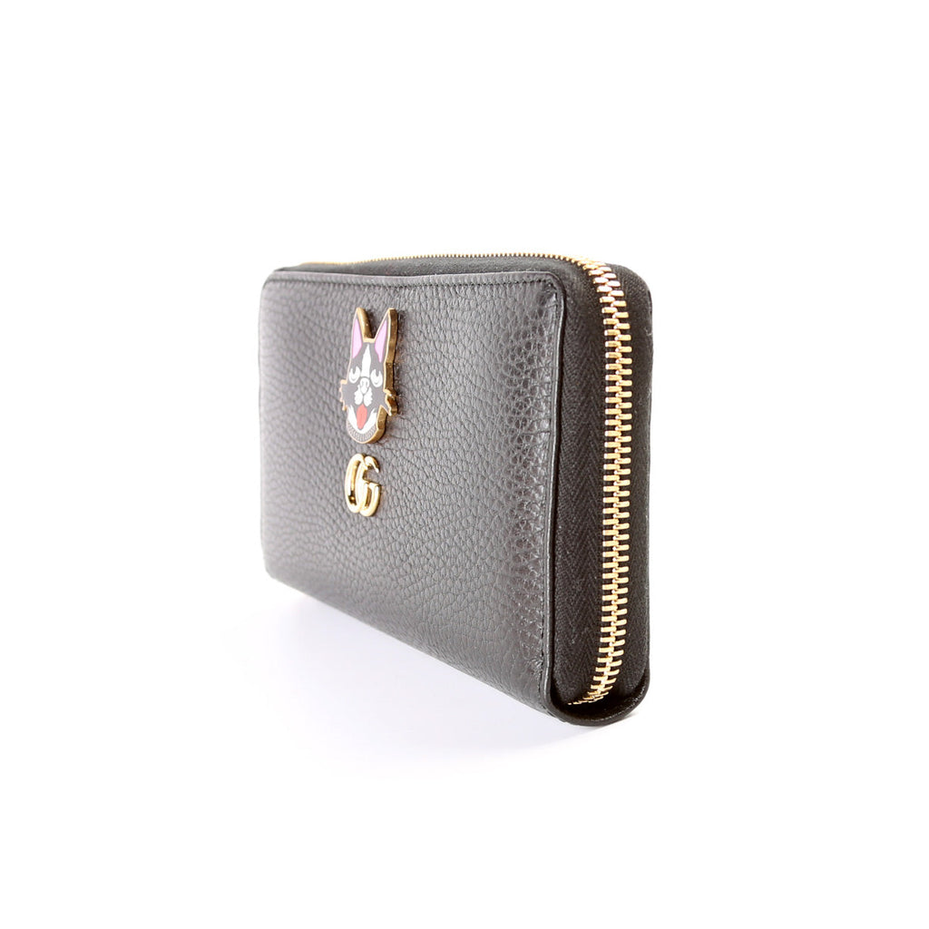 499337 GG Marmont Bosco Zip Around Wallet
