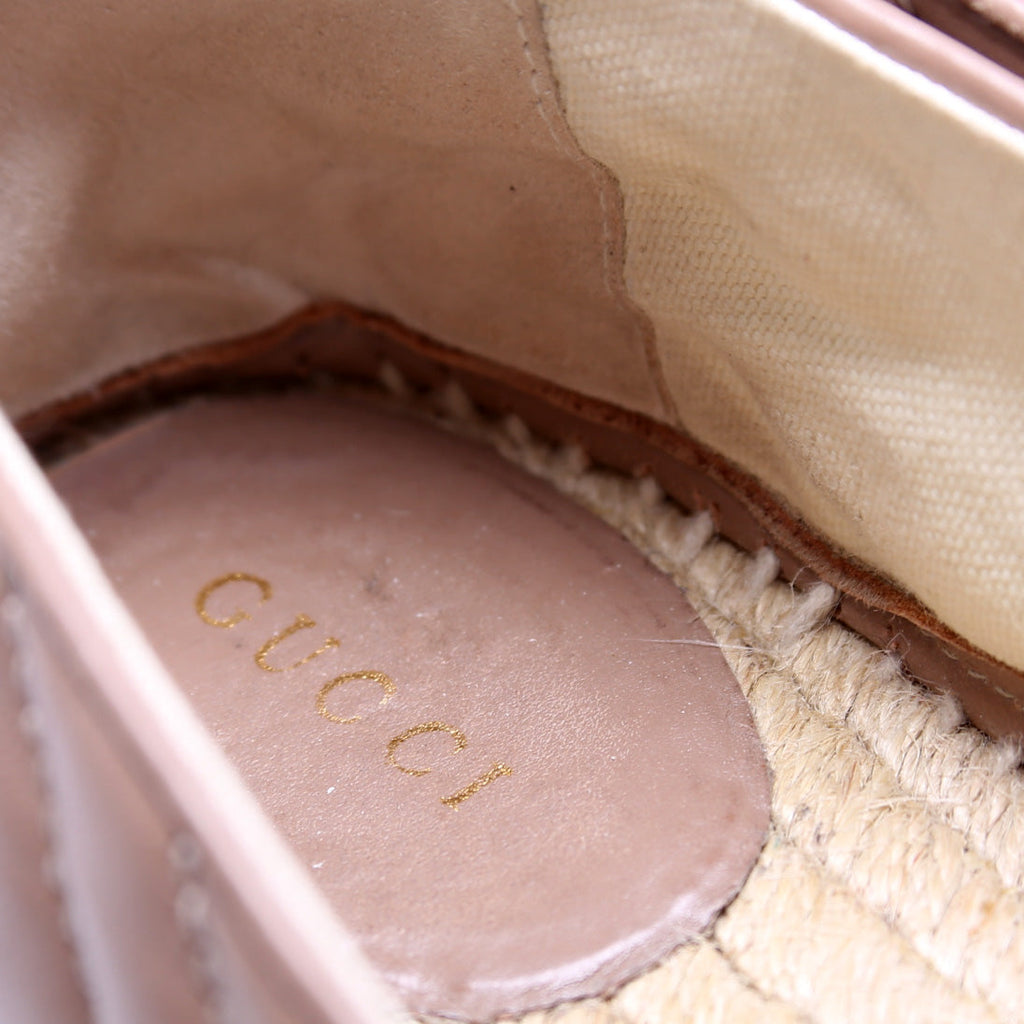 Gucci Marmont Espadrilles Size 38.5