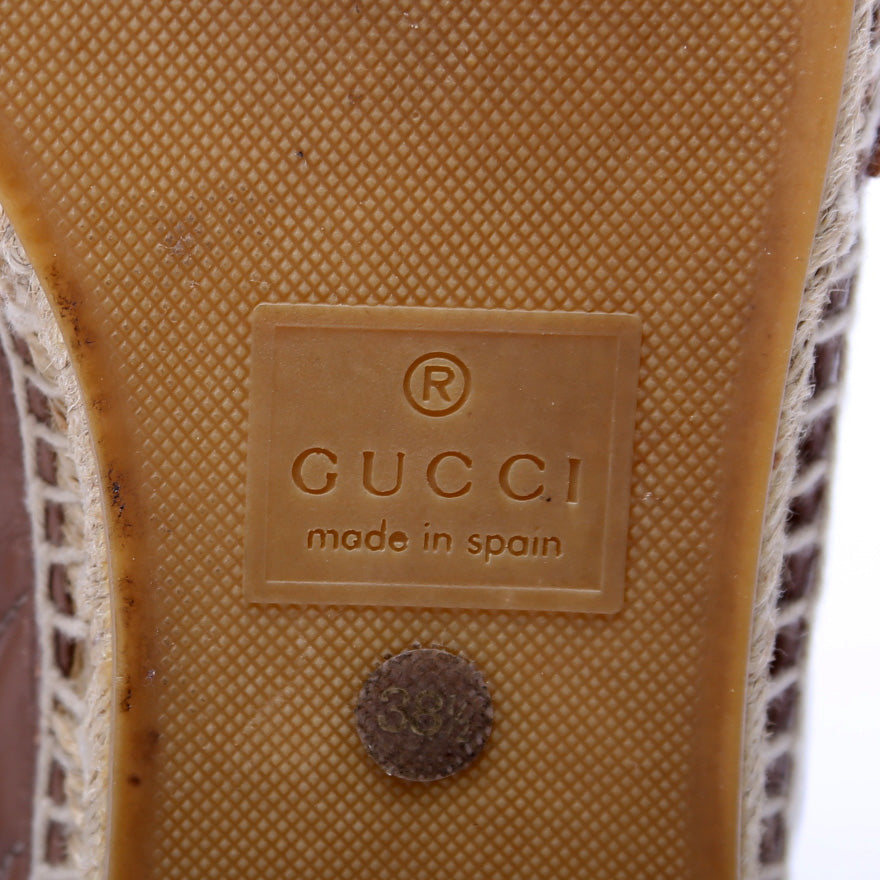 Gucci Marmont Espadrilles Size 38.5