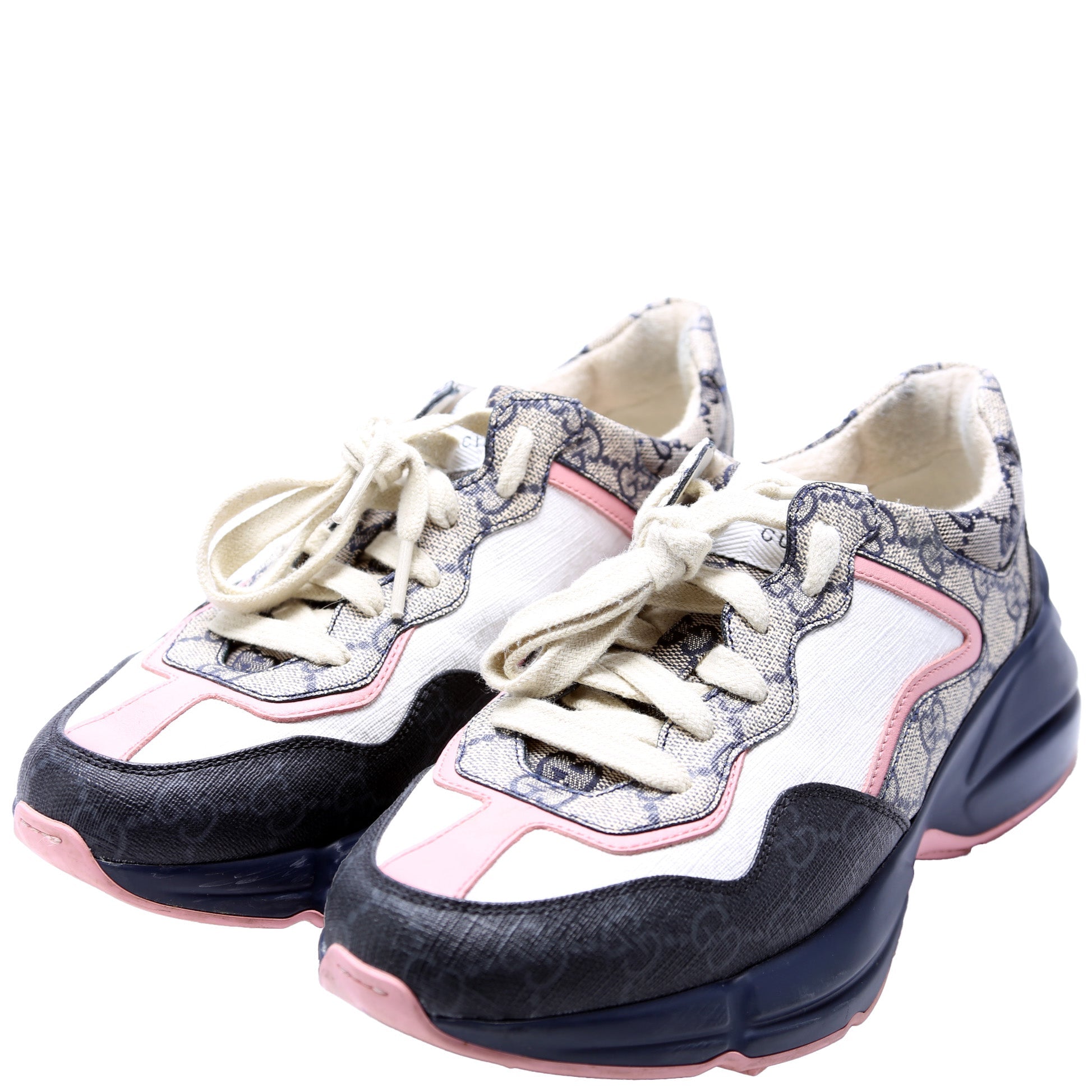 Gucci Rhyton GG Supreme Sneakers Size 37