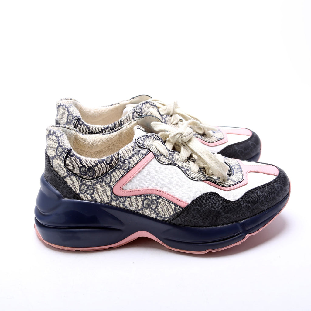 Gucci Rhyton GG Supreme Sneakers Size 37