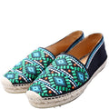 Prada Aztec Print Espadrilles Size 38