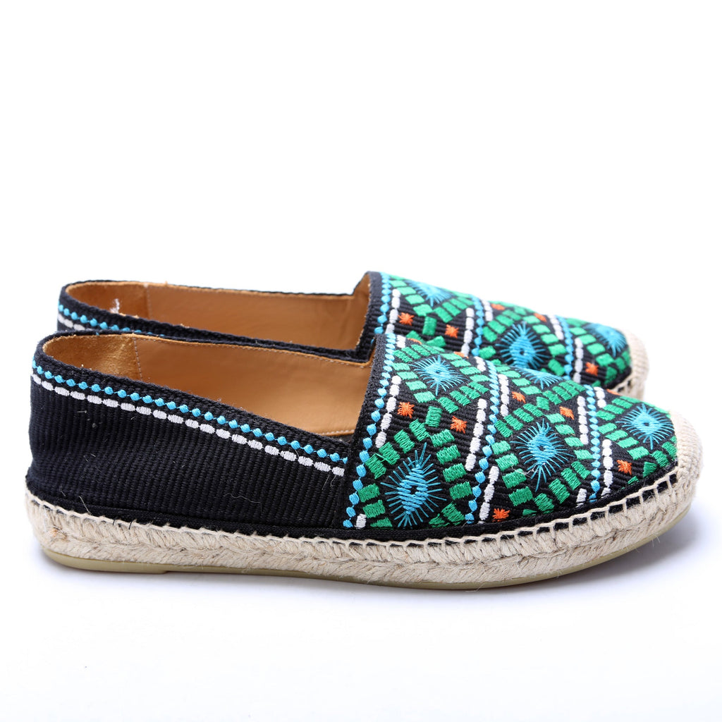 Prada Aztec Print Espadrilles Size 38