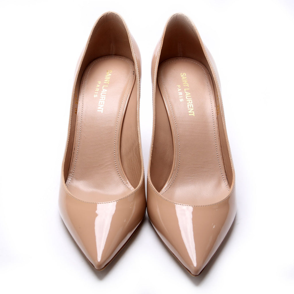 Pointed Toe Patent Pumps Size 38.5