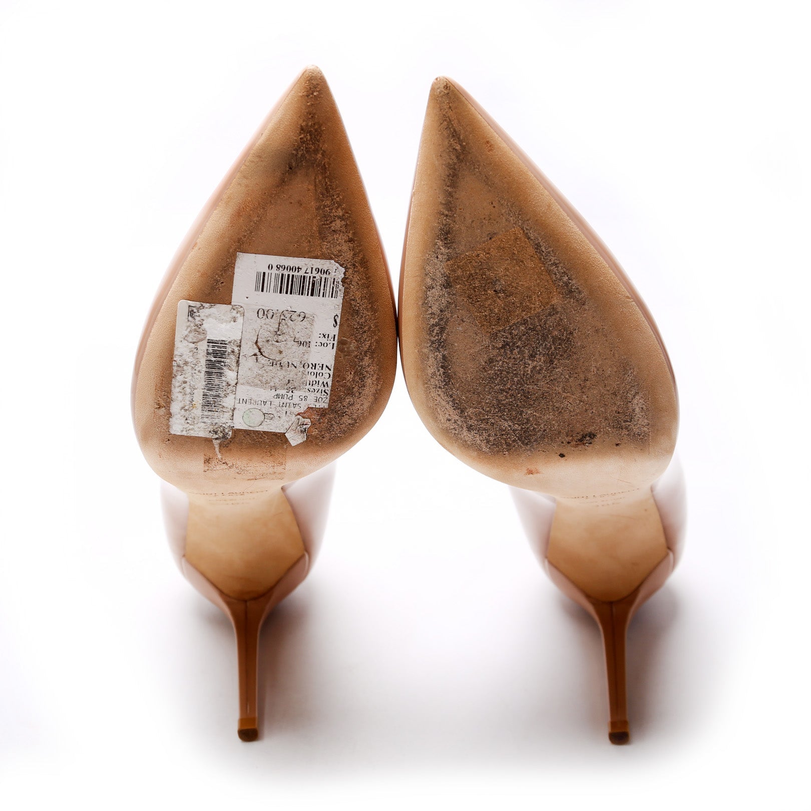 Pointed Toe Patent Pumps Size 38.5
