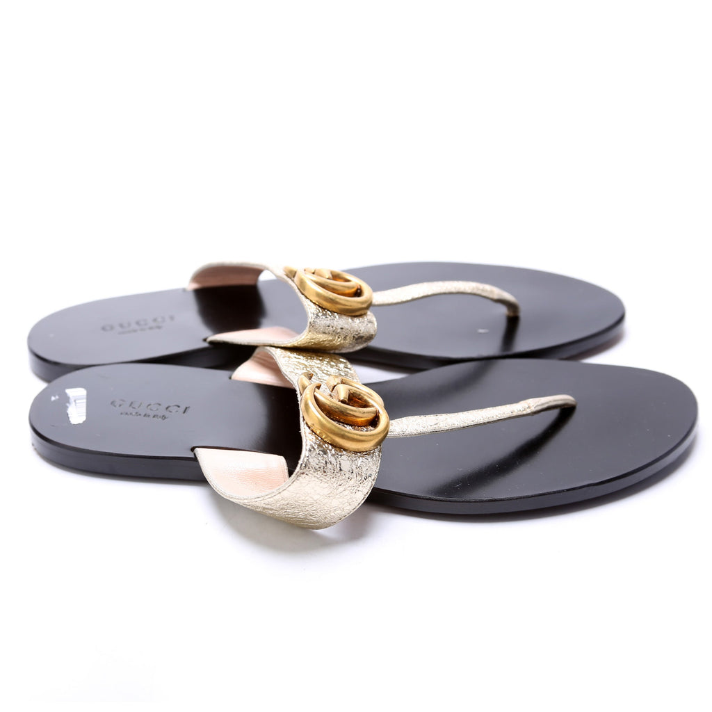 Gucci Marmont T Strap Sandals Size 37