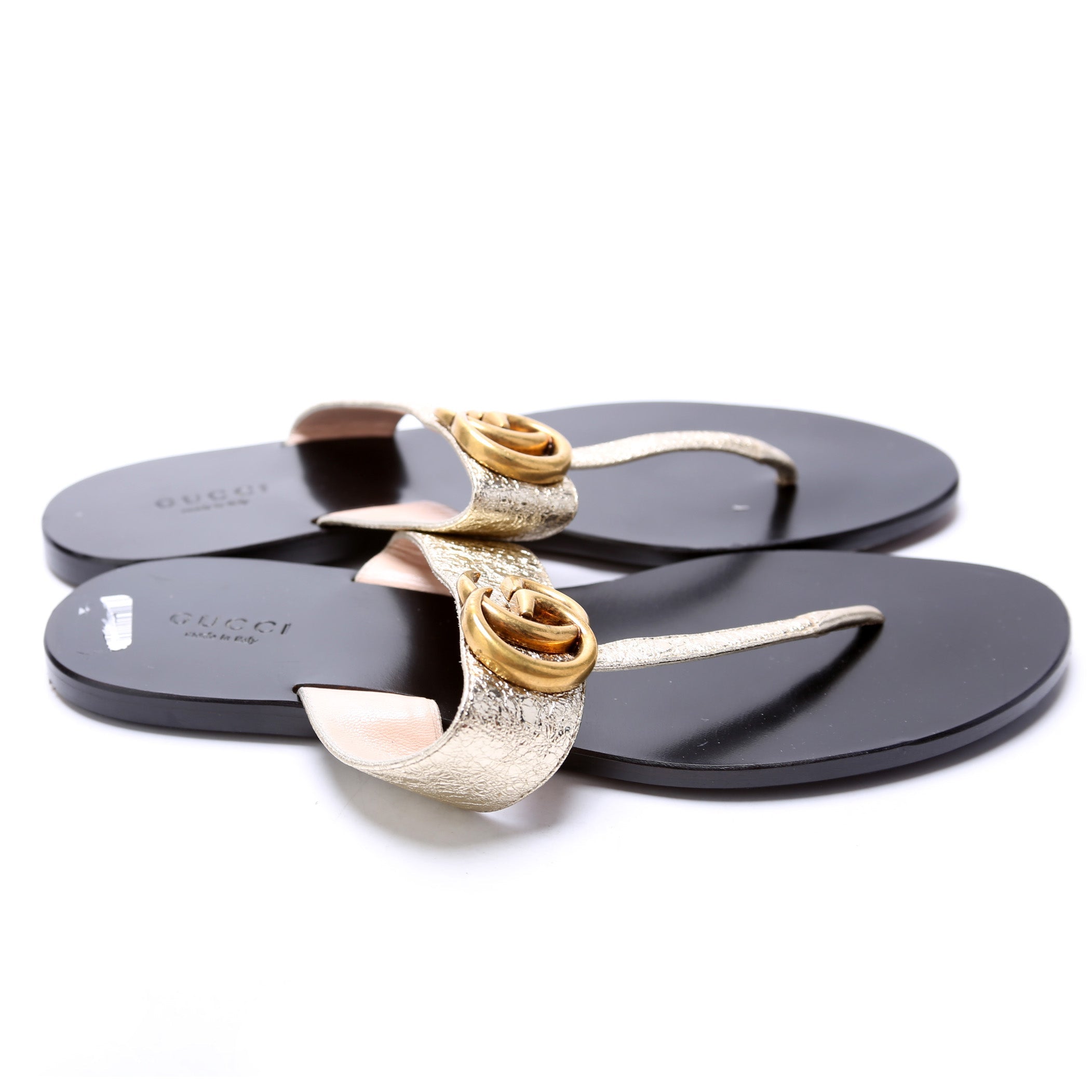 Gucci Marmont T Strap Sandals Size 37