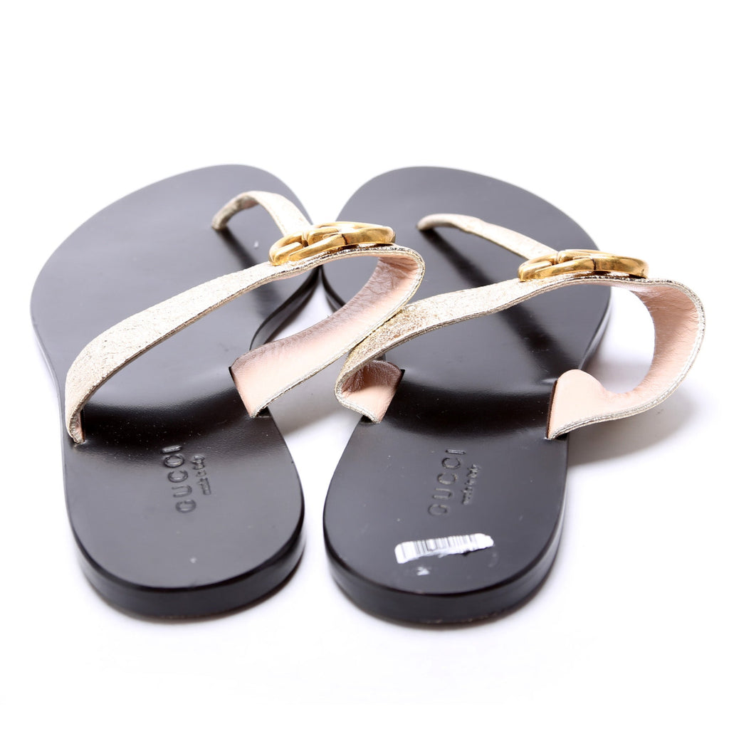 Gucci Marmont T Strap Sandals Size 37