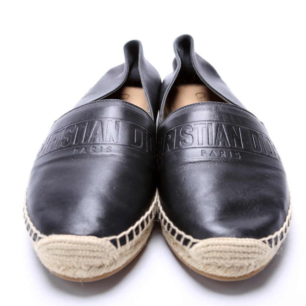 Dior Logo Espadrille Size 38