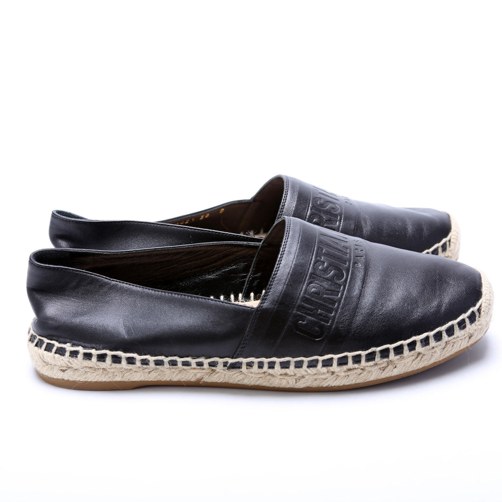 Dior Logo Espadrille Size 38