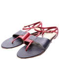 Leather Flat Sandals Size 39.5
