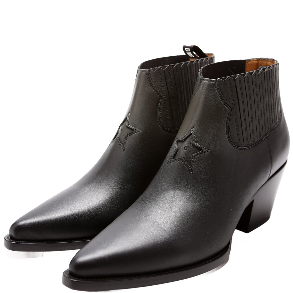 Star Ankle Cowboy Boots Size 41.5