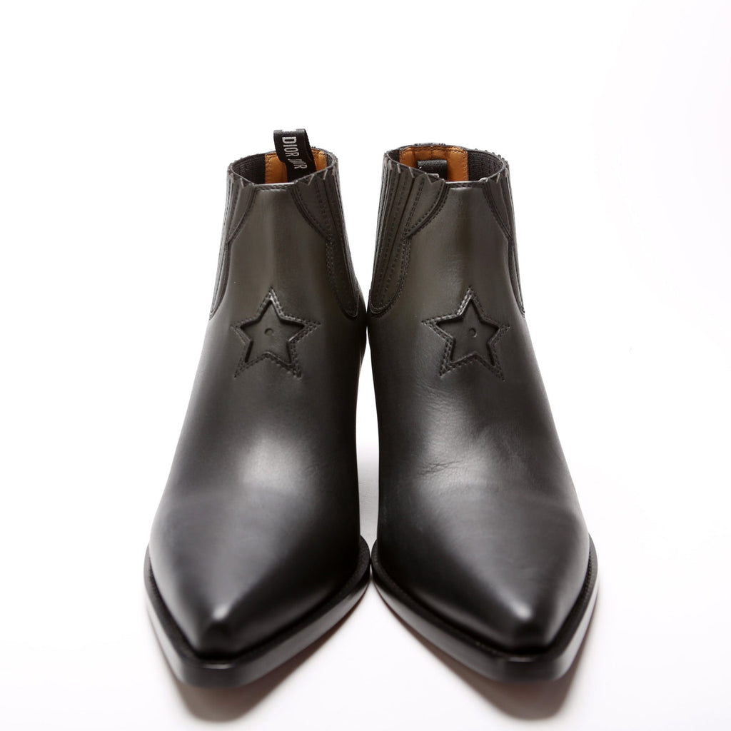 Star Ankle Cowboy Boots Size 41.5