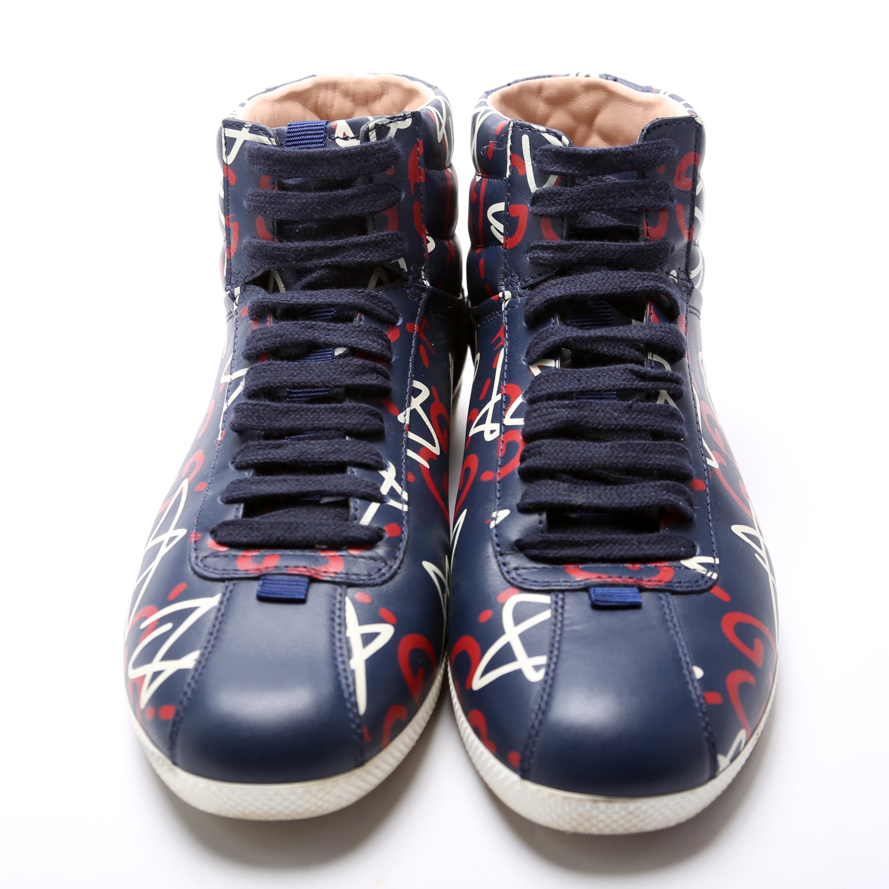 Logo Hightop Sneakers Size 37.5