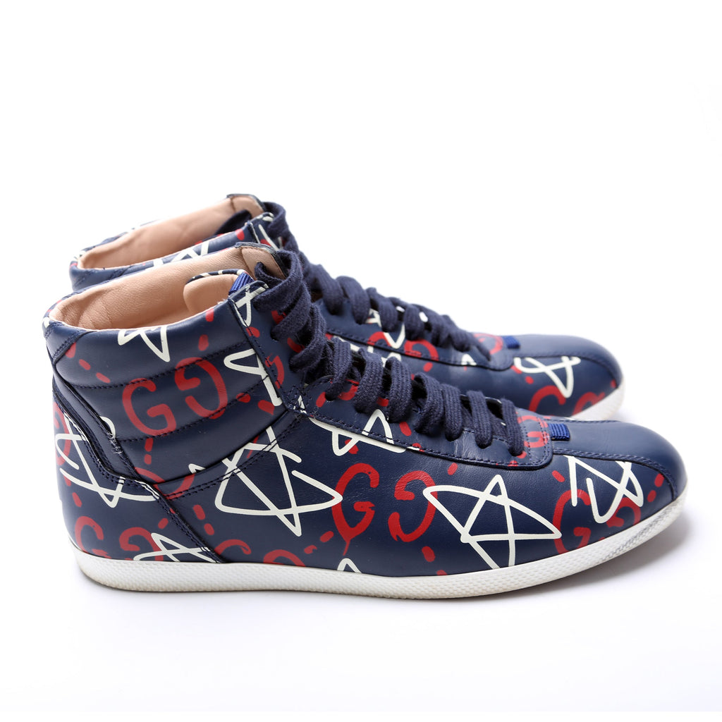 Logo Hightop Sneakers Size 37.5