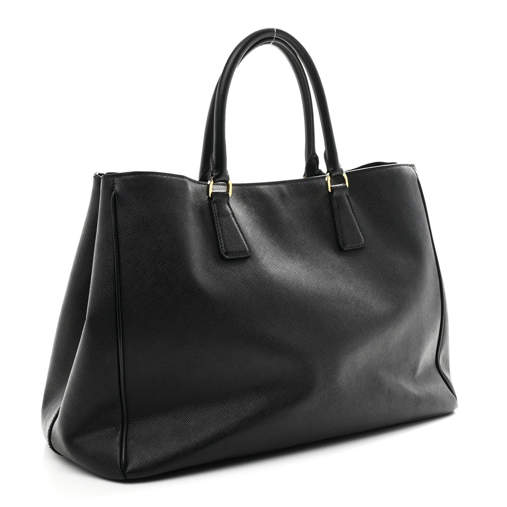 Prada Saffiano Lux Large Tote Black
