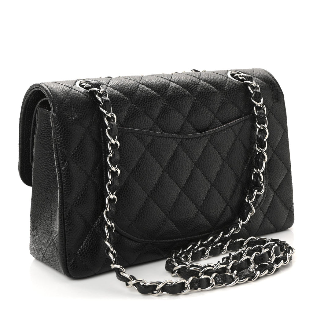 Chanel Caviar Quilted Small Double Flap Black