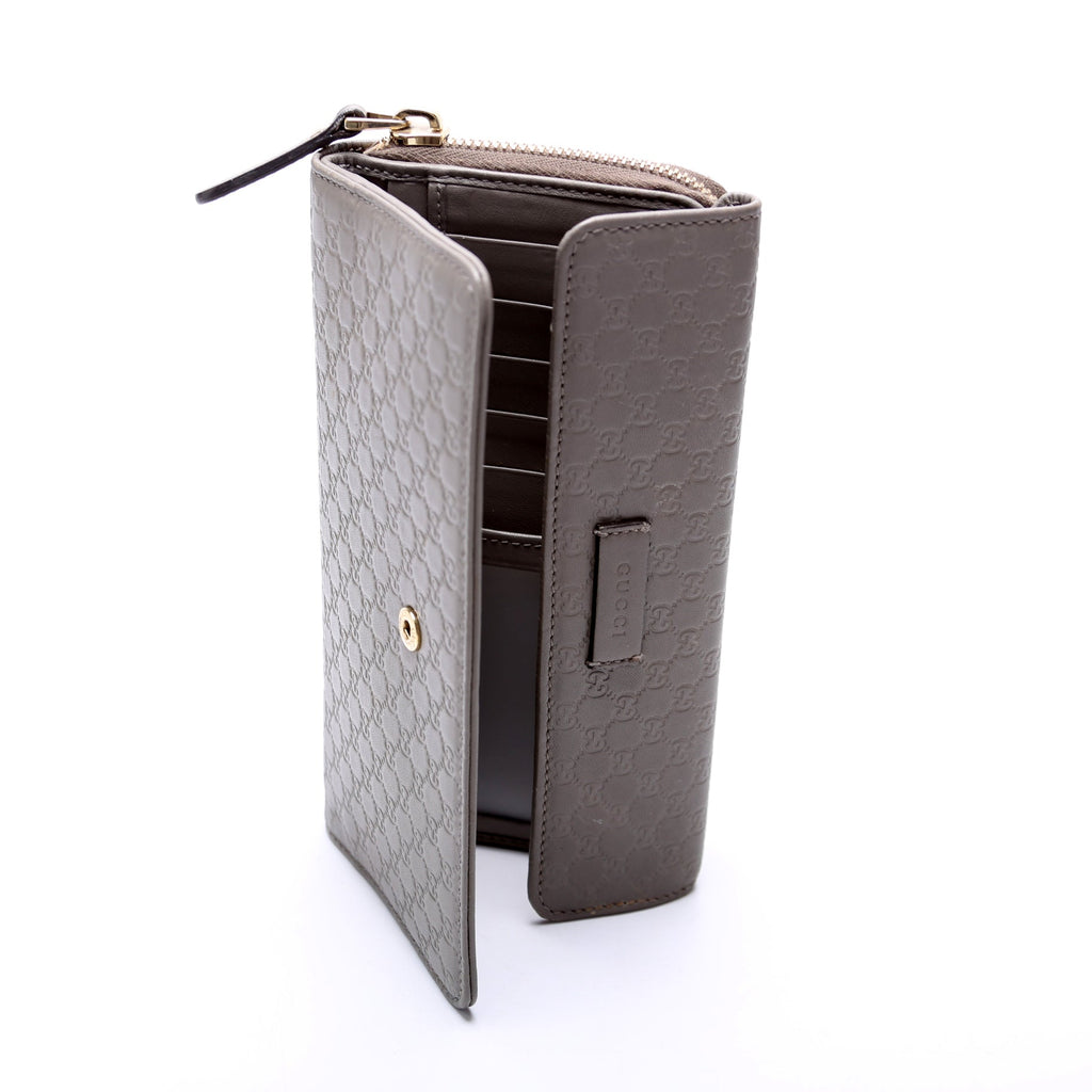 449364 Micro Guccissima Long Wallet