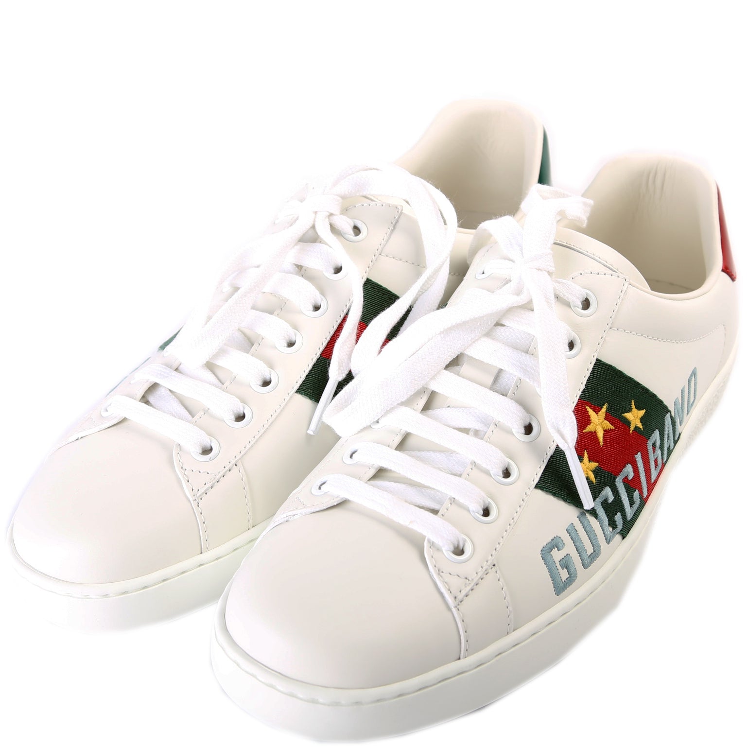 Ace Wb 'Gucci Band' Sneakers Size 38.5 (Men's Size 6.5)