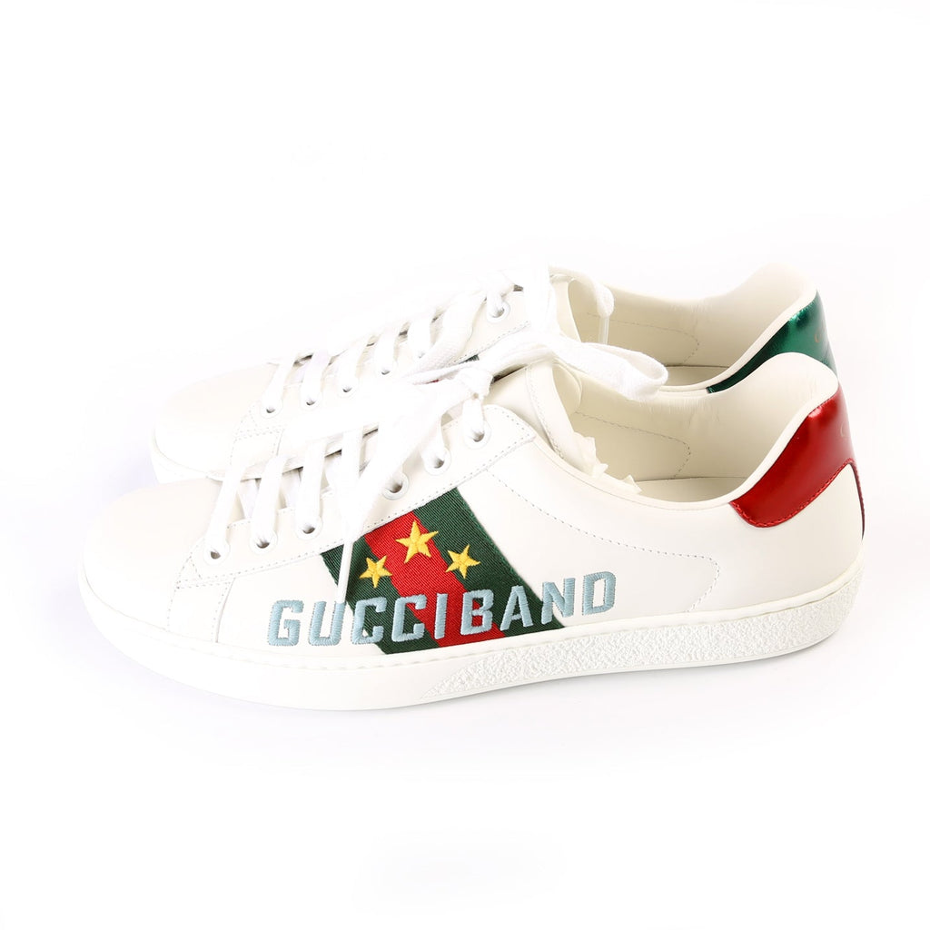 Ace Wb 'Gucci Band' Sneakers Size 38.5 (Men's Size 6.5)