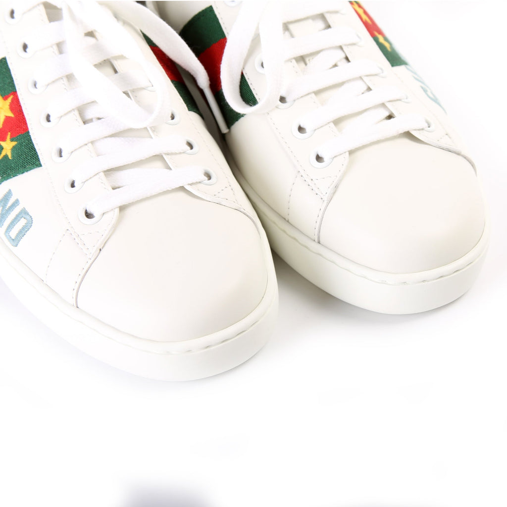 Ace Wb 'Gucci Band' Sneakers Size 38.5 (Men's Size 6.5)