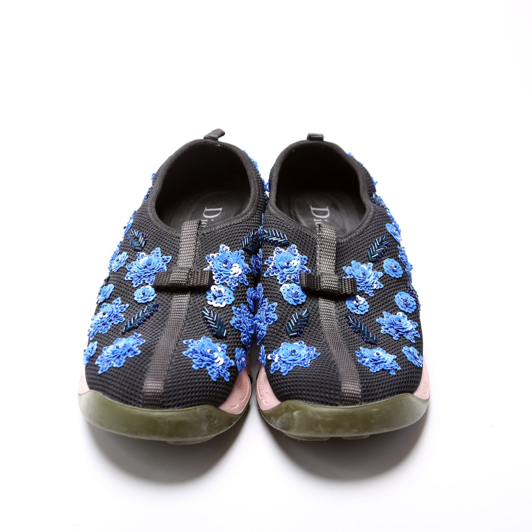 Dior Slip On Embellished Sneakers Size 39.5