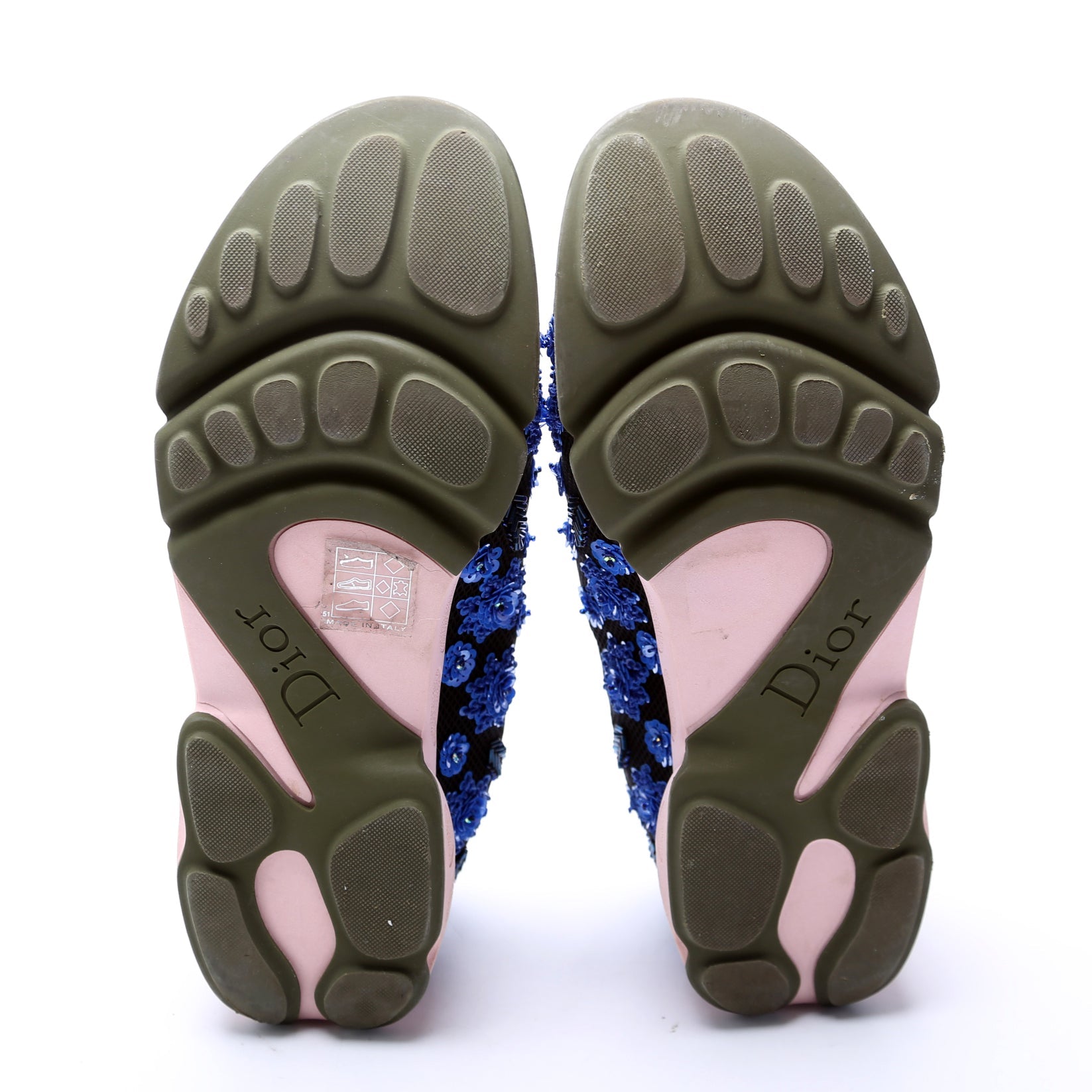 Dior Slip On Embellished Sneakers Size 39.5