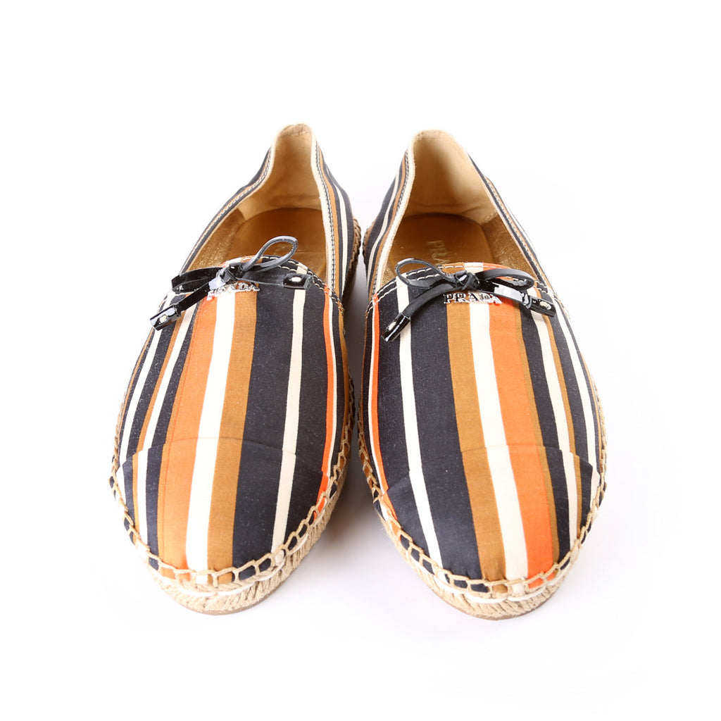 Prada Espadrille Flats Size 38.5