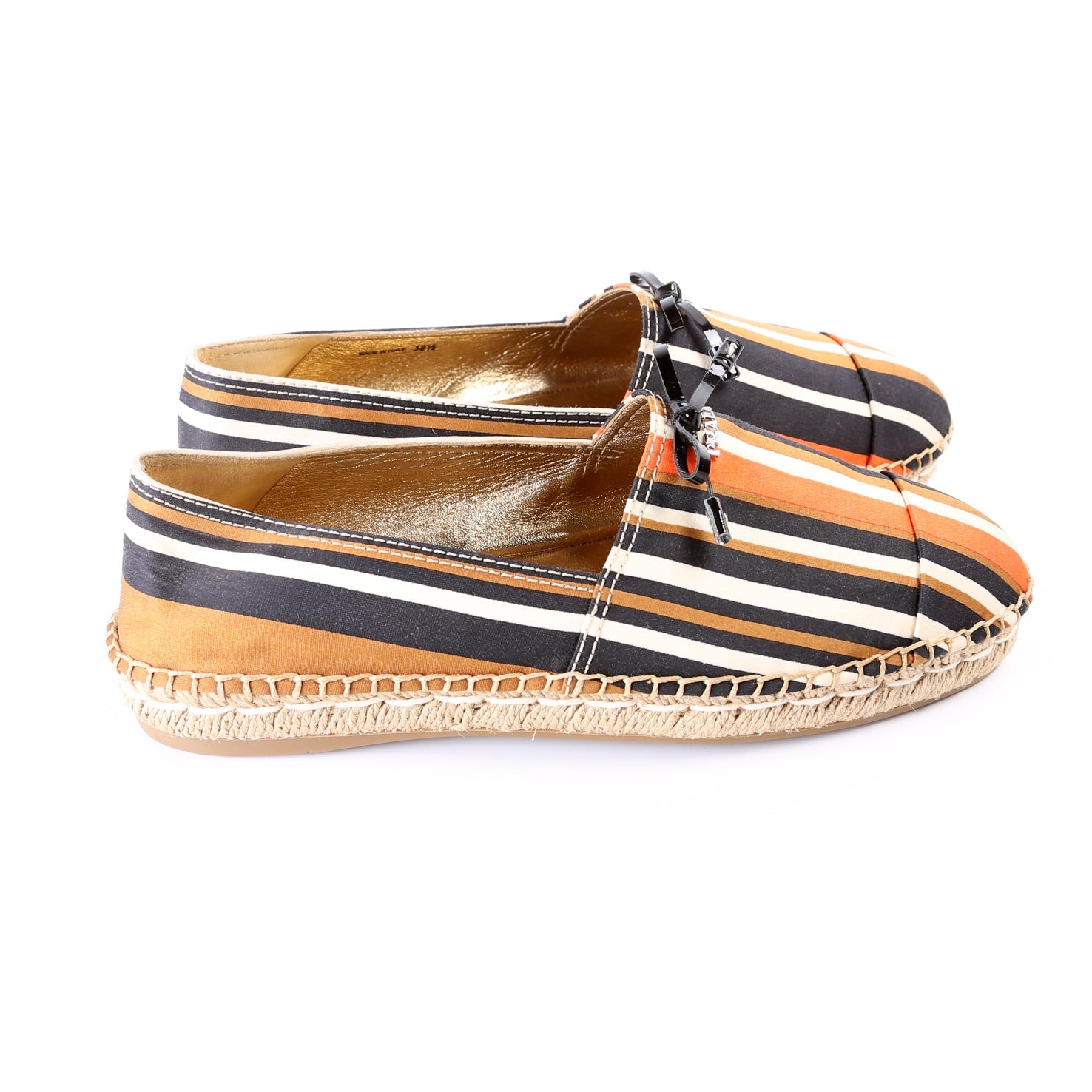 Prada Espadrille Flats Size 38.5